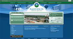 Desktop Screenshot of ci.plainview.tx.us